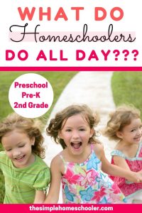 What Do Homeschoolers Do All Day? - The Simple Homeschooler