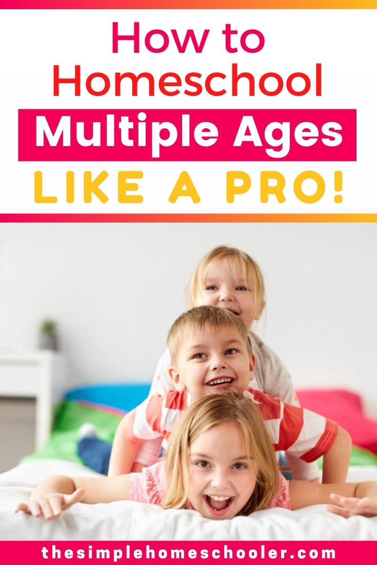 Looking for a solution about how to homeschool multiple ages? Check out these 10 tips, tricks, and hacks that will help you balance it all! The article also highlights a day in the life of our routine so that you can see it all in action!