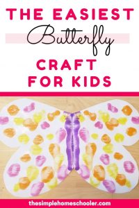 Easy Butterfly Craft for Kids: Simple and Fun! - The Simple Homeschooler