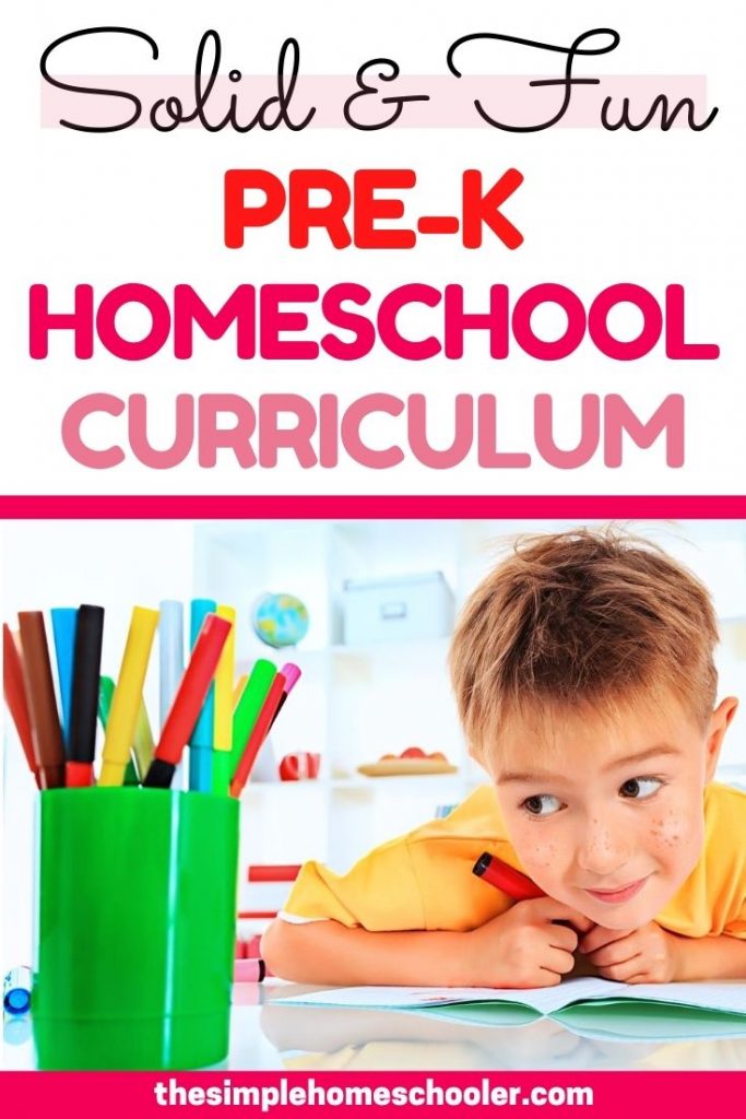 Pre K Homeschool Curriculum Picks! - The Simple Homeschooler