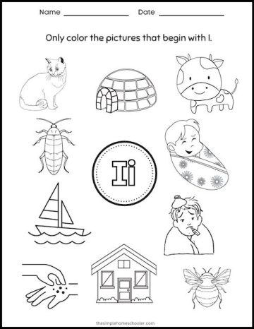 15+ Letter I Worksheets: Free & Printable! - The Simple Homeschooler