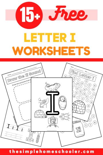 15+ Letter I Worksheets: Free & Printable! - The Simple Homeschooler