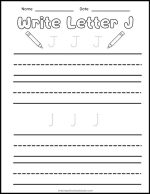 15+ Letter J Worksheets: Fun & Printable! - The Simple Homeschooler