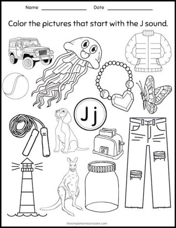 15+ Letter J Worksheets: Fun & Printable! - The Simple Homeschooler