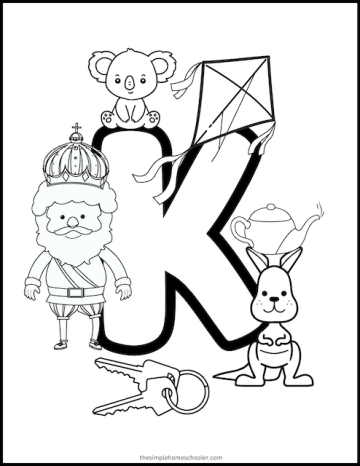 15+ Letter K Worksheets: Free & Easy Print! - The Simple Homeschooler