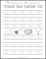 15+ Letter N Printables: Free & Easy Print! - The Simple Homeschooler