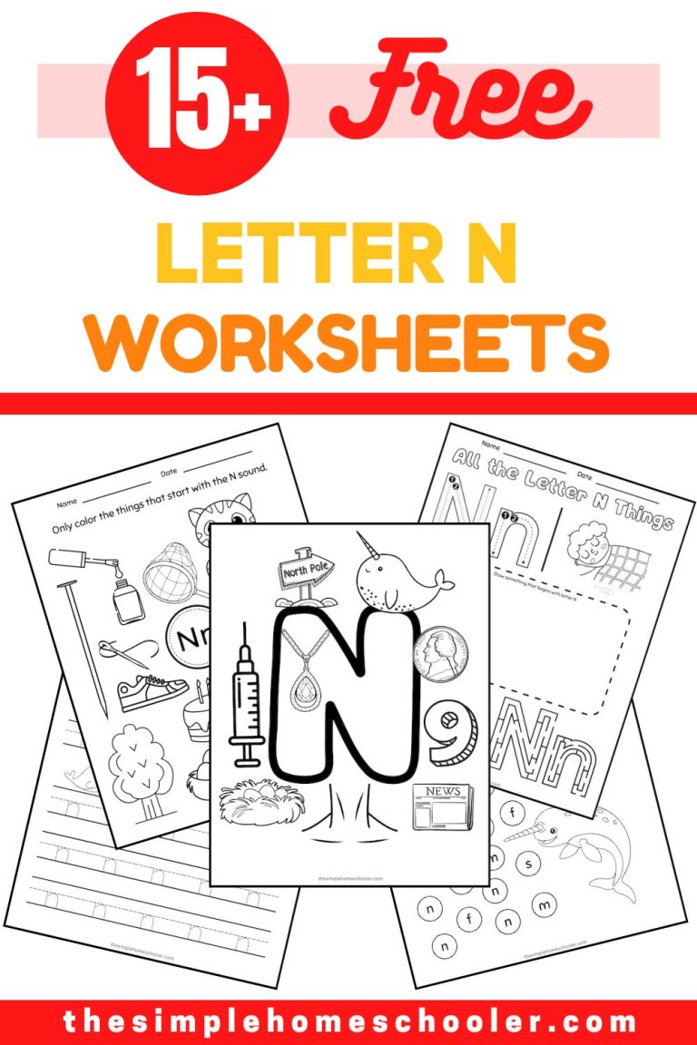 Letter N Printables Pin