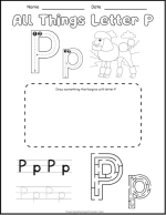 15+ Letter P Printables: Free & Easy Print - The Simple Homeschooler