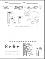 15+ Letter R Worksheets: Free & Easy Print! - The Simple Homeschooler