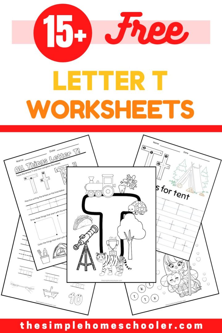 15+ Letter T Worksheets Free & Easy Print! The Simple Homeschooler