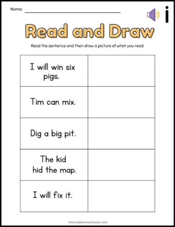 25 Free CVC Word Worksheets For Kindergarten: Easy Print - The Simple ...