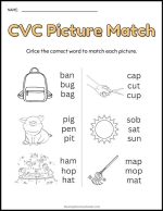 25 Free CVC Word Worksheets For Kindergarten: Easy Print - The Simple ...