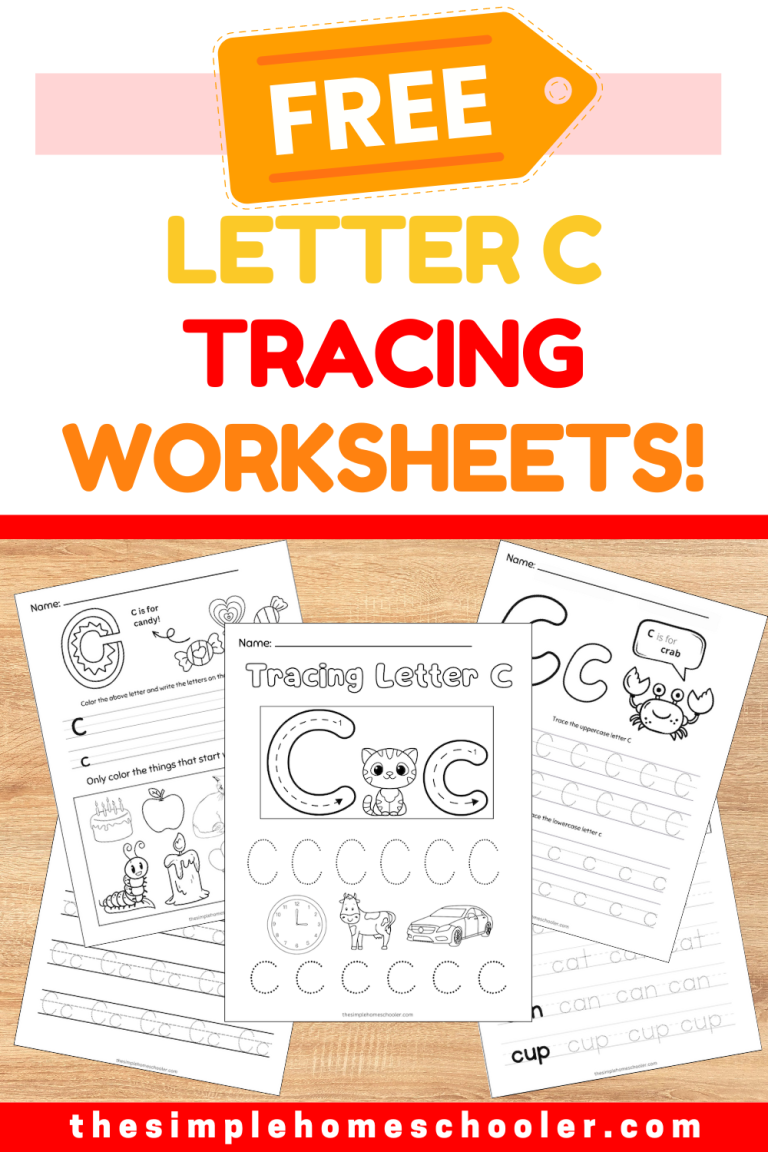 Letter C Tracing Worksheets Pin