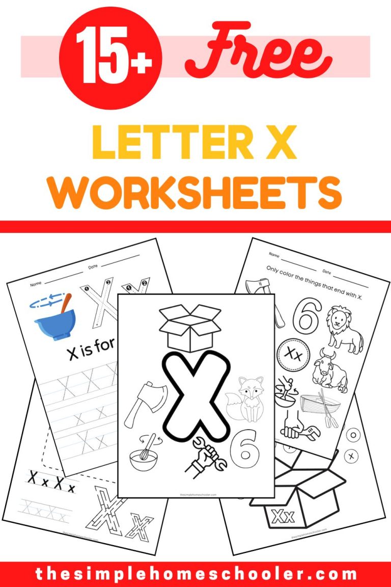 Letter X Worksheets Pin