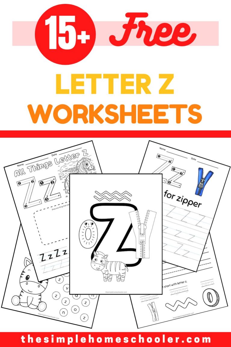 Letter Z Worksheets Pin