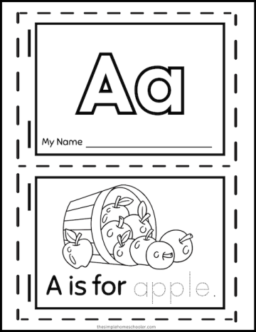 15+ Free Letter A Worksheets: Easy Print! - The Simple Homeschooler