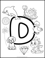 15+ Free Letter D Worksheets For Kids: Easy Print! - The Simple ...