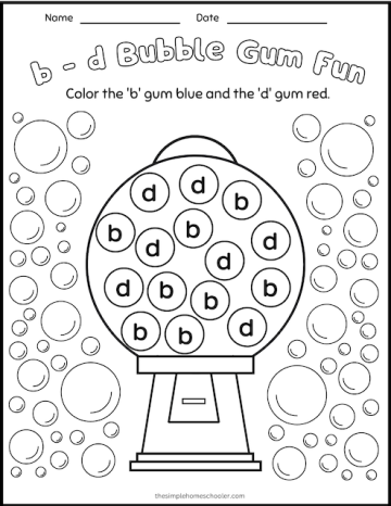 15+ Free Letter D Worksheets For Kids: Easy Print! - The Simple ...