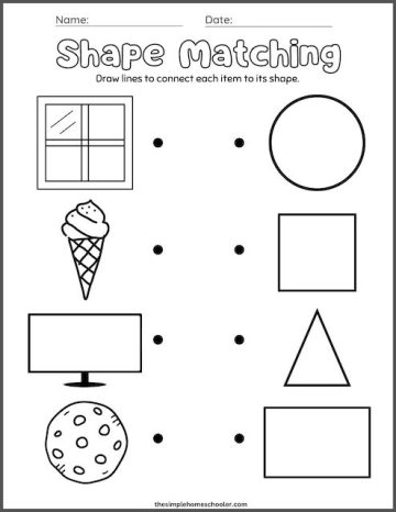 10 Free Square Shape Worksheets For Preschoolers: Easy Print! - The ...