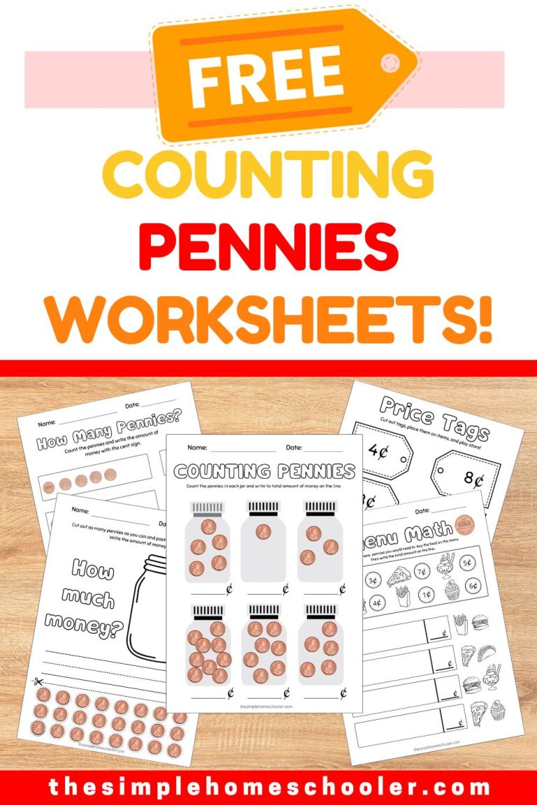 Counting Pennies Worksheet Pin