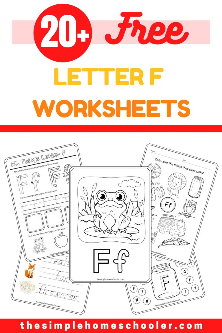 Letter F Worksheets Pin