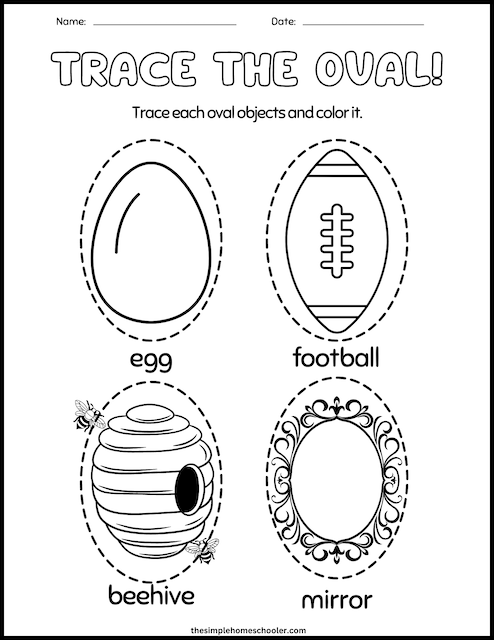 Tracing Shapes Worksheet 10