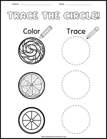 18 Free Tracing Shapes Worksheets For Preschoolers - The Simple ...