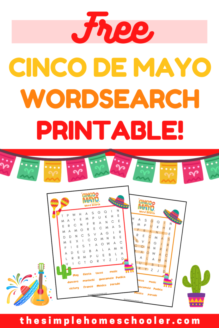 Fiesta Fun Cinco de Mayo Word Search: Free Printable!