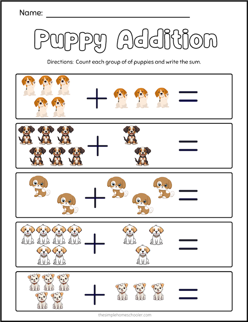 Kindergarten Addition Worksheet 9