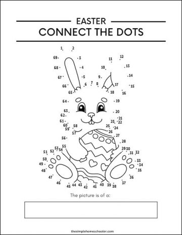 10+ Easter Dot To Dot Printables: Easy Print! - The Simple Homeschooler