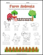 15 Fantastic Farm Animal Worksheets: Free & Easy Print! - The Simple 