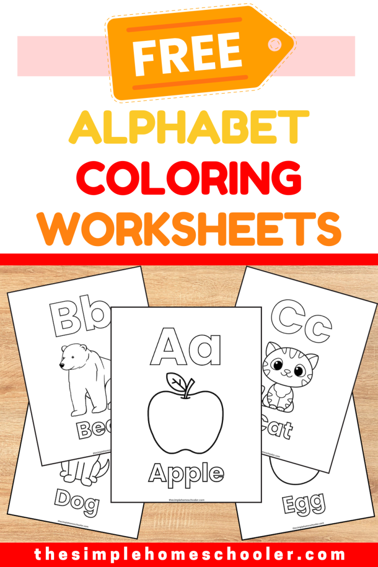 Kindergarten Alphabet Coloring Worksheets Pin