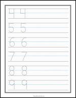 15+ Free Number Writing Worksheets For Kindergarten - The Simple ...