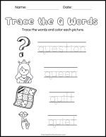 26 Wonderful Word Tracing Worksheets: Free & Easy Print - The Simple ...