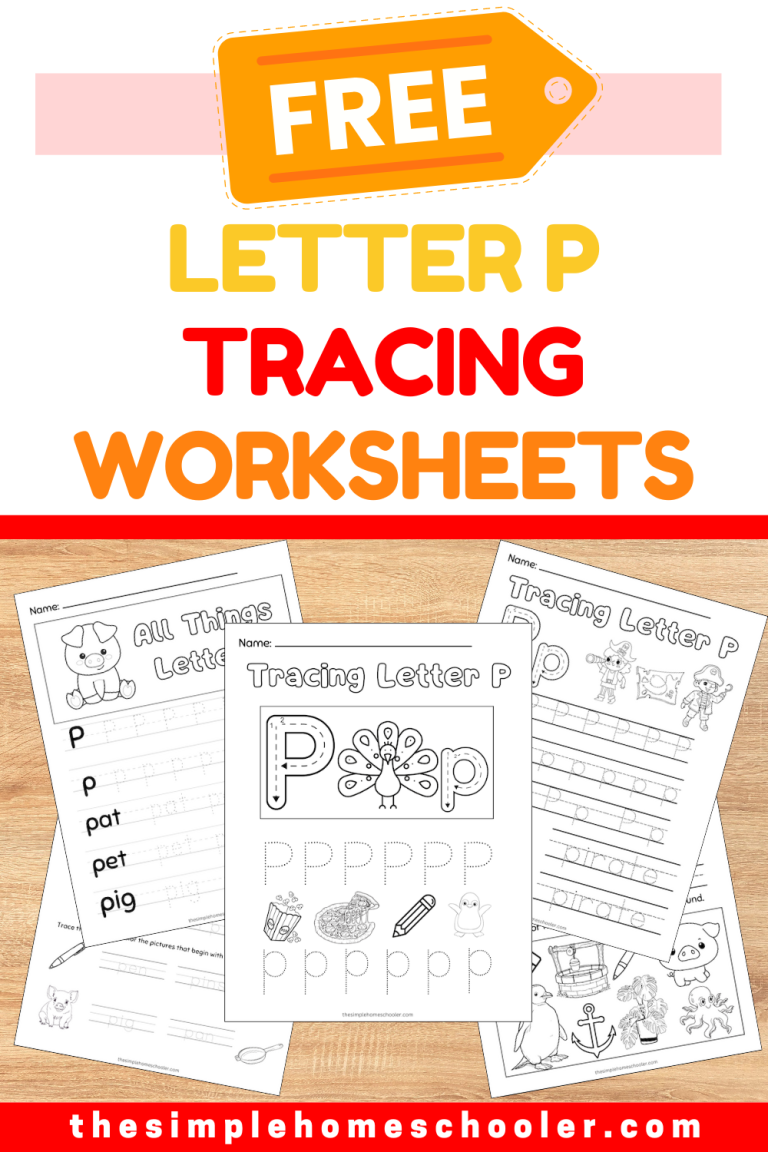 Letter P Tracing Worksheets Pin