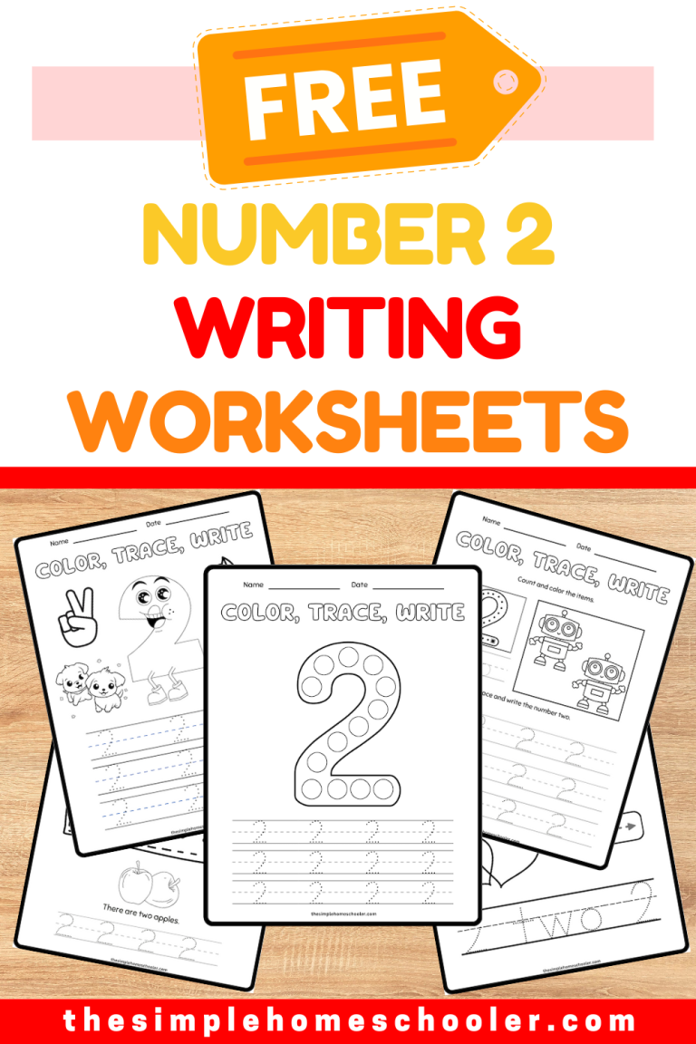 Number 2 Writing Worksheets Pin