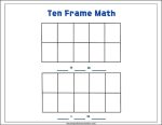 Best Free Ten Frame Math Printable Set: Includes Manipulatives! - The ...