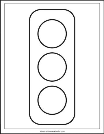 Terrific Traffic Light Coloring Pages: Free & Easy Print! - The Simple ...