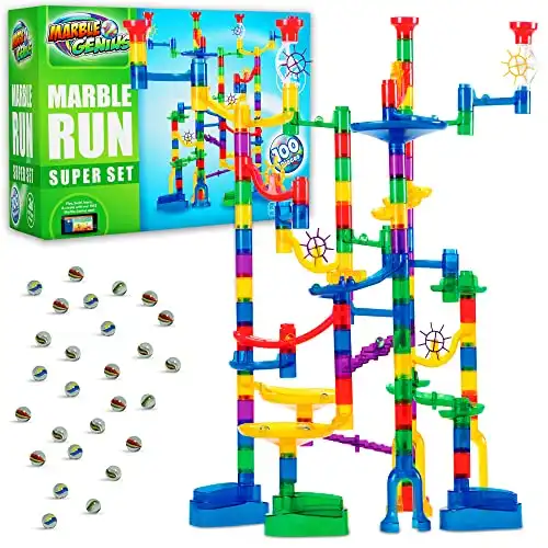 Marble Genius Marble Run (150 Complete Pieces) Maze Track or Race Game