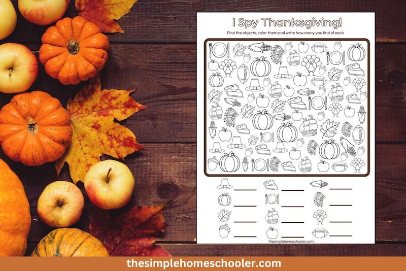 I spy printable with Thanksgiving background 2