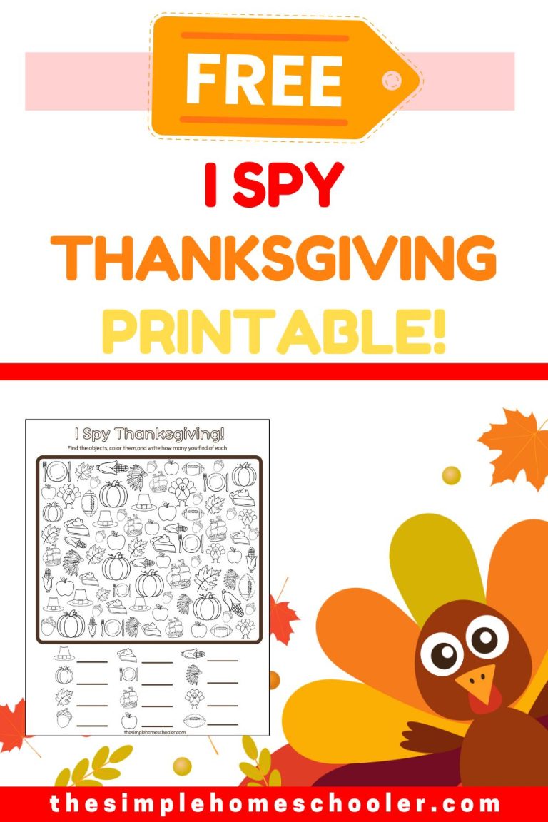 Thanksgiving I Spy Free Printable Pin