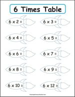 Smart 6 Times Table Printable Packet: Free and Easy Print! - The Simple ...