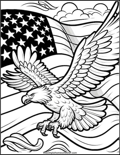 4th of July Coloring Page 2