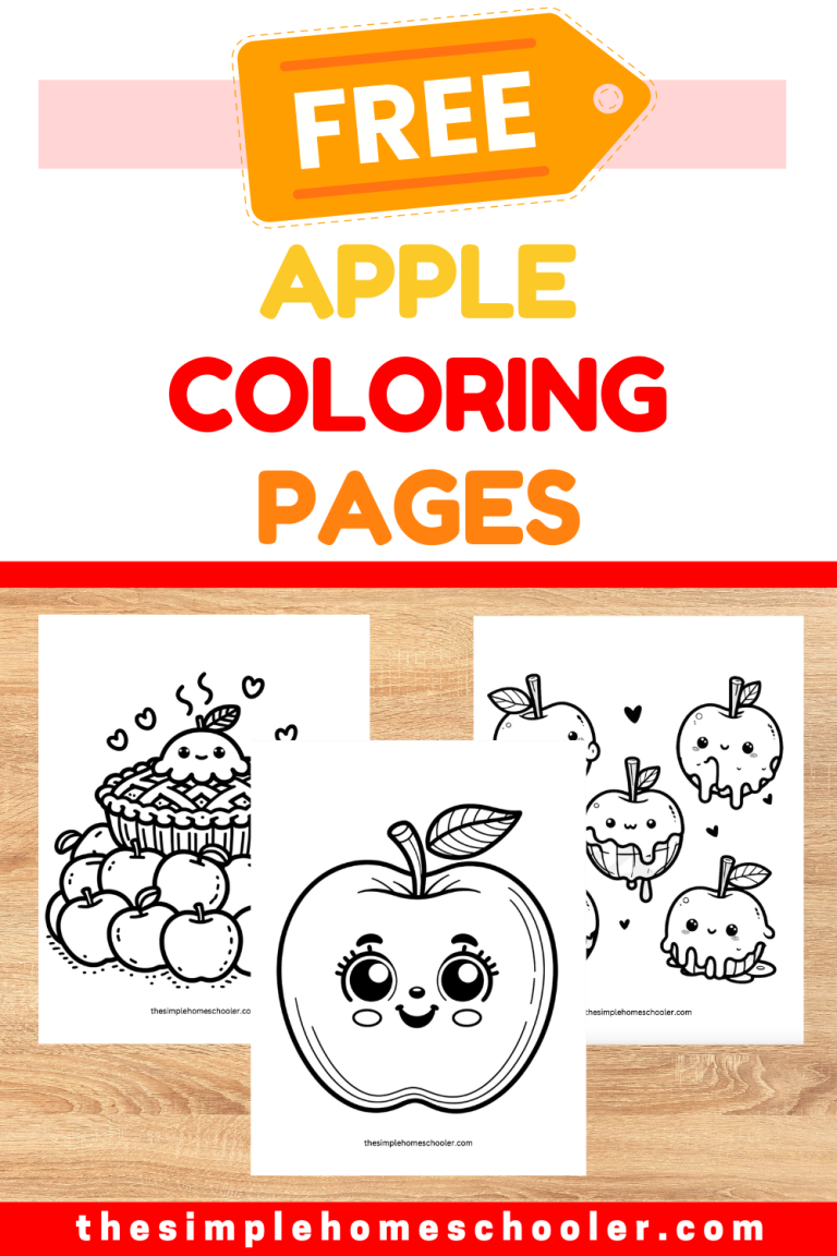 Apple Coloring Pages Pin