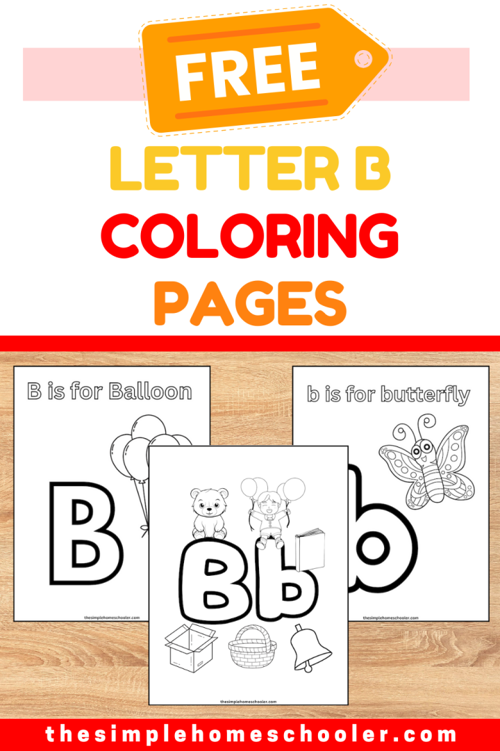 Free Letter B Coloring Pages Pin