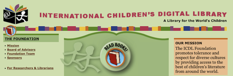 International Children's Digital Library Homepage